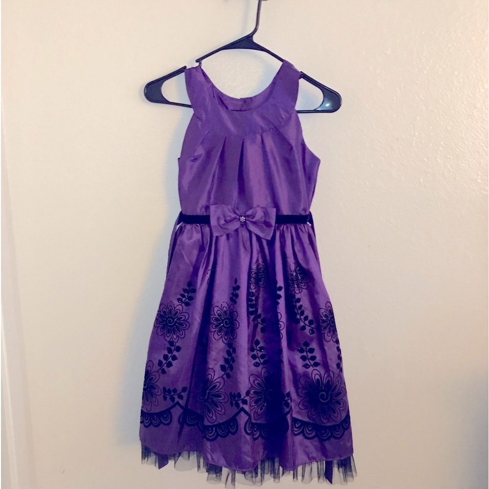Girls Purple Formal Dress - SIZE 10